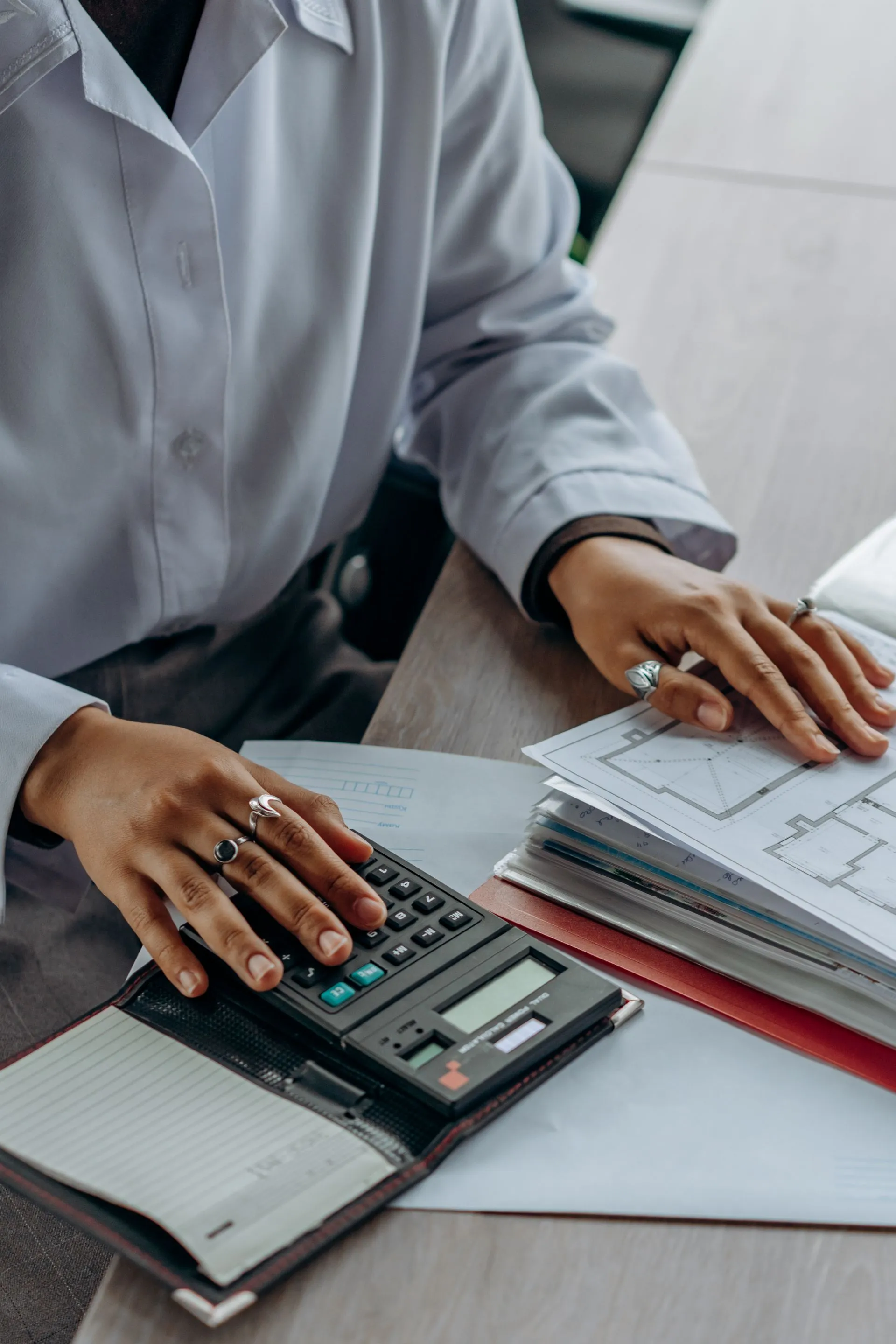 Payroll being calculated for an employer E P Accountants Worcestershire