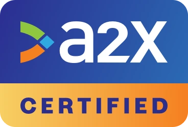 A2X Certified partner badge E P Accountants